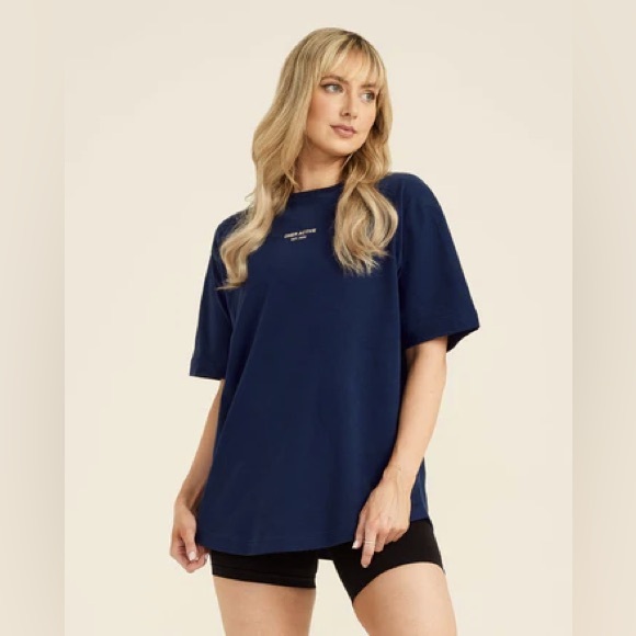 Oner Active Graphic Oversized Short Sleeve Tee | Washed Midnight - M - Picture 1 of 5
